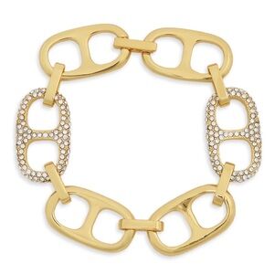 Aqua Elegant Gold and Silver Bracelet